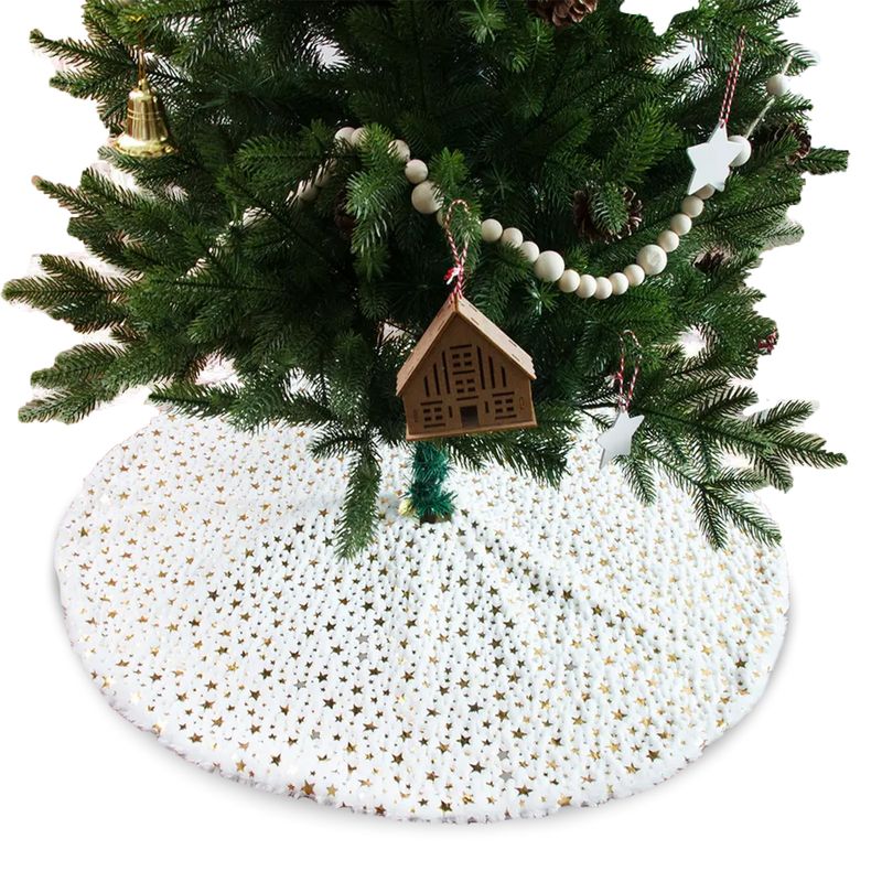Christbaum-Rock Weihnachtsbaumdecke Tannenbaum-Teppich Baumrock-Matte