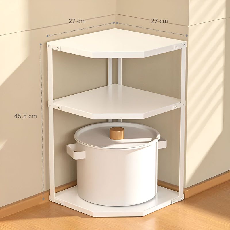 Topf-Eckregal Arbeitsplatten-Eckregal Topfregal Küchen-Organizer