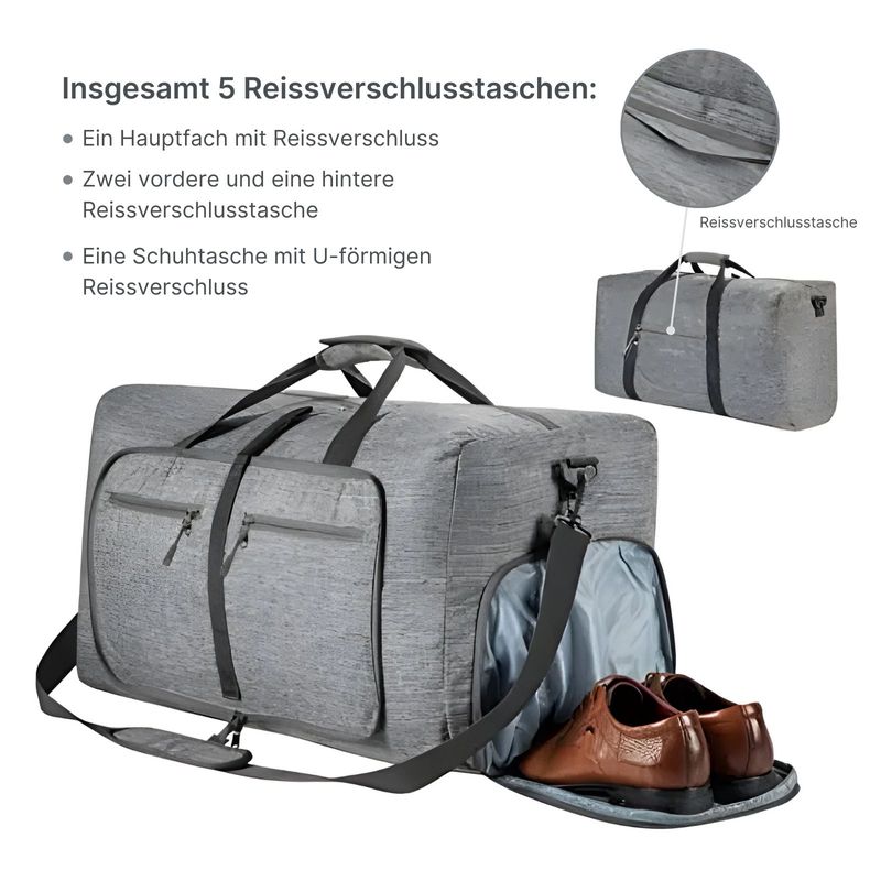 Reisetasche Sporttasche Duffle Bag Weekender mit Schuhfach