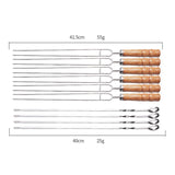 Grillspiesse BBQ-Spiesse Schaschlikspiesse Set in Tragetasche