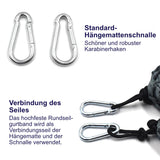 Hängematte Hängeliege Hammock Fallschirm-Hängematte Hängebett Set