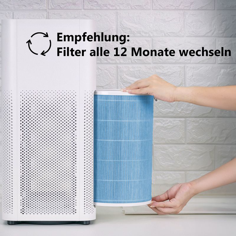 Alternatives HEPA- & Aktivkohlefilter-Set zu Xiaomi Mi Air Purifier 3C