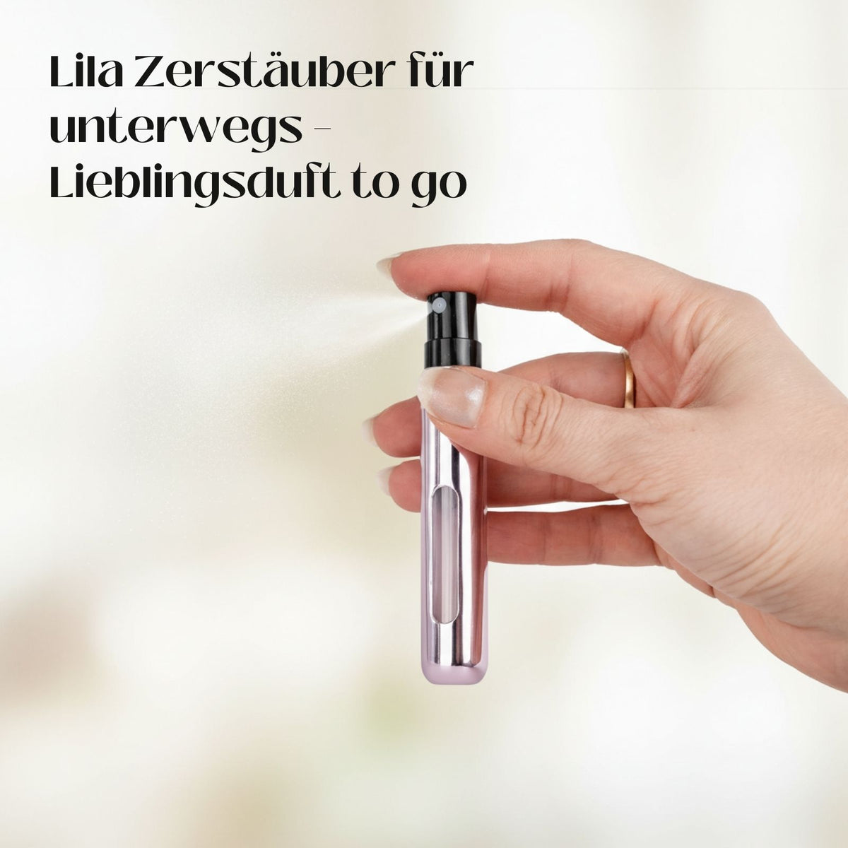 2er-Set Mini-Parfümzerstäuber 8ml Parfum Vaporisateur Pink