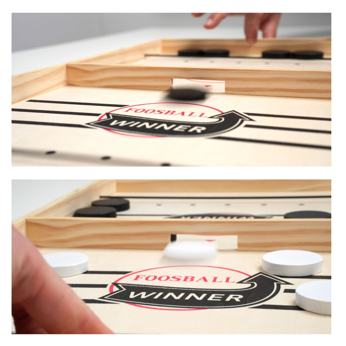 Sling Puck Spiel Foosball Slingshot Puck Tischfussball Pucket gross