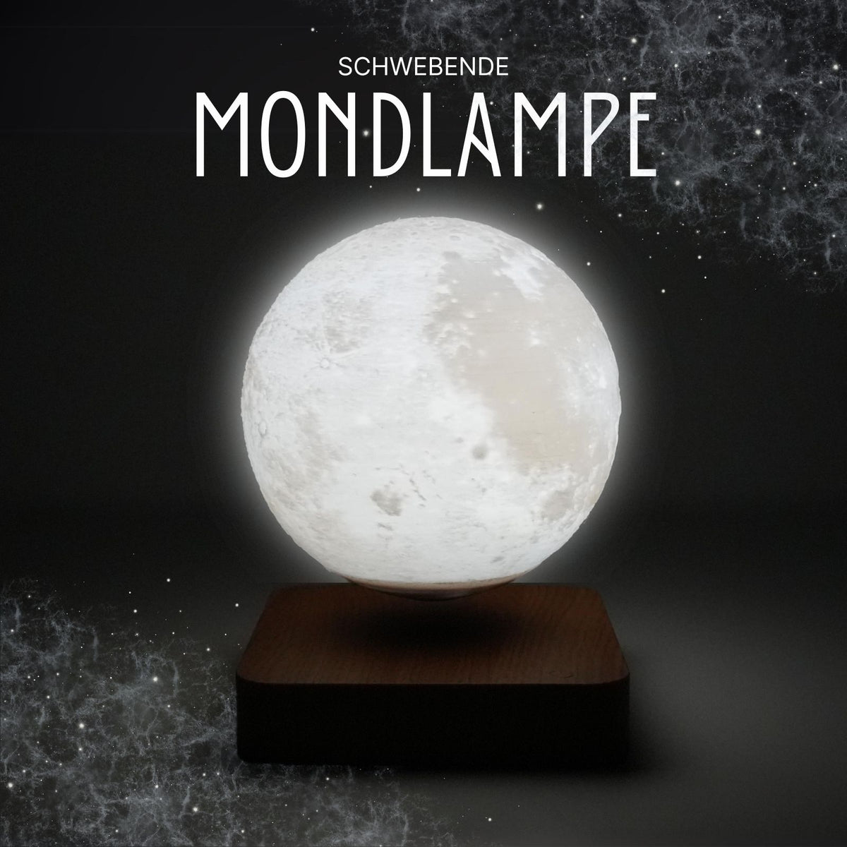 Magnetschwebe-Mond Nachtlicht Nachttischlampe Mondlampe Stimmungslicht
