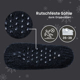 Hausschuhe Gr. 35-38 Kuschelsocken Fuzzy-Socken Pantoffeln Wintersocken