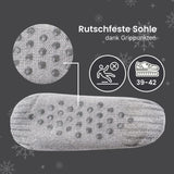 Fuzzy-Socken Gr. 39-42 Kuschelsocken Hausschuhe Pantoffeln Wintersocken