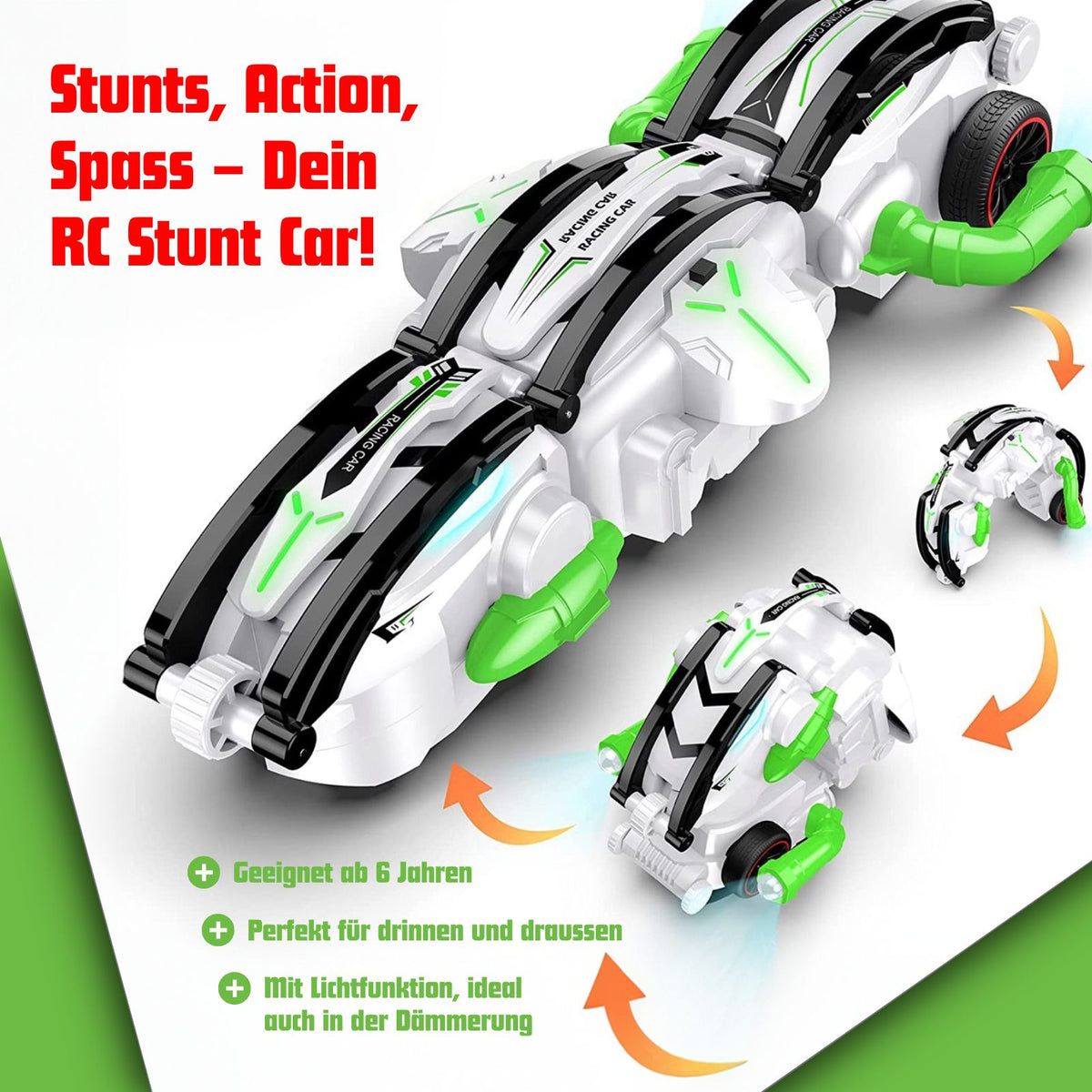 RC Stunt Car Ferngesteuertes Auto Stunt-Auto Rennauto Spielzeugauto