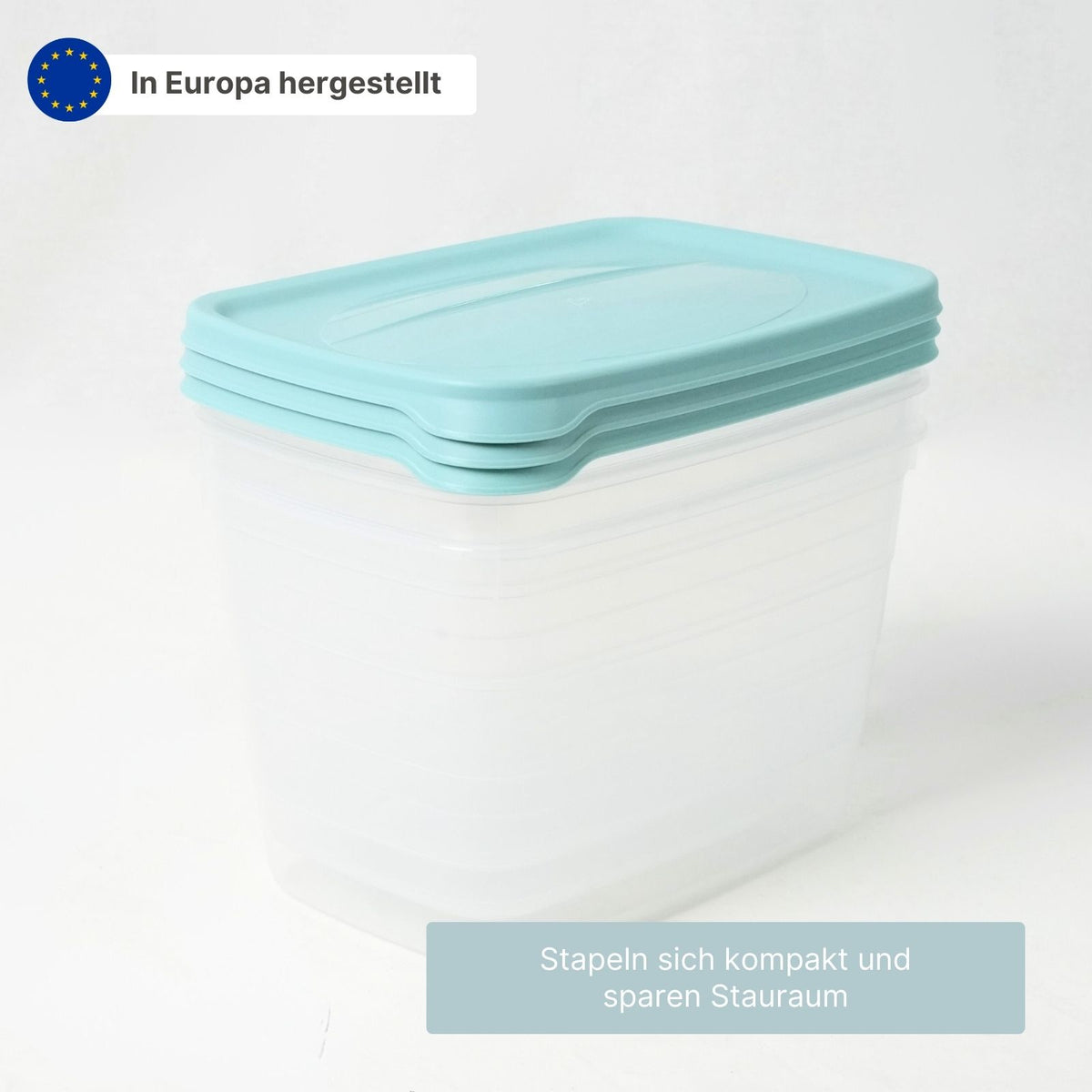 3er-Set Meal-Prep-Dosen Aufbewahrungsdosen Frischhaltedosen Boxen