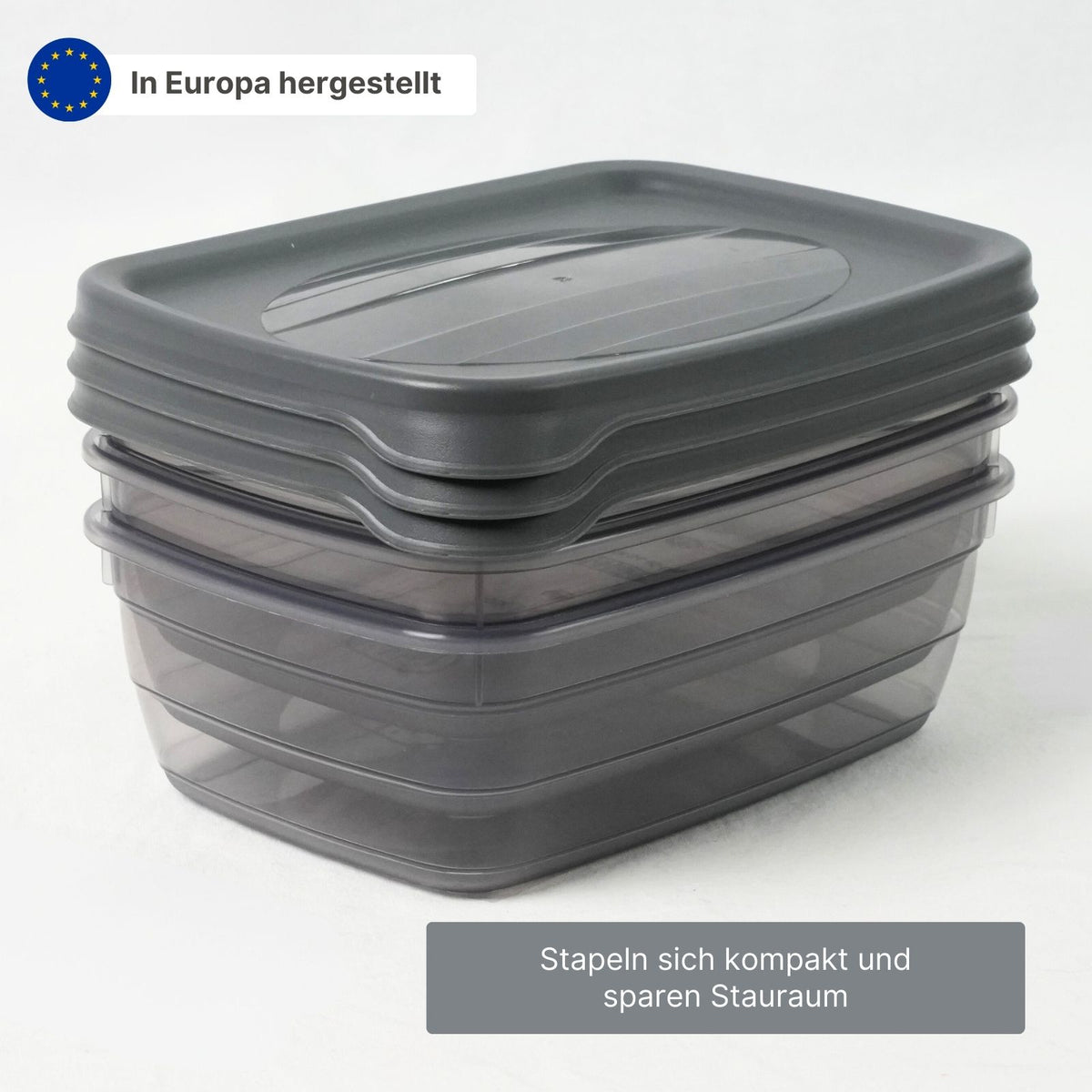 3er-Set Frischhaltedosen Meal-Prep-Dosen Aufbewahrungsdosen Boxen