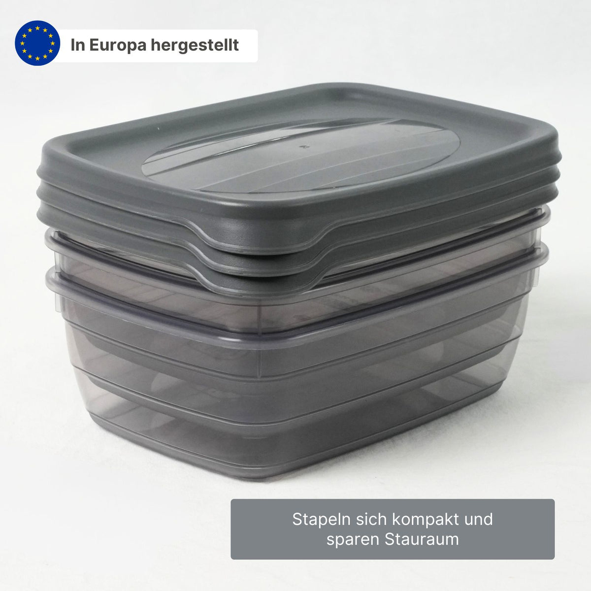 3er-Set Boxen Aufbewahrungsdosen Meal-Prep-Dosen Frischhaltedosen