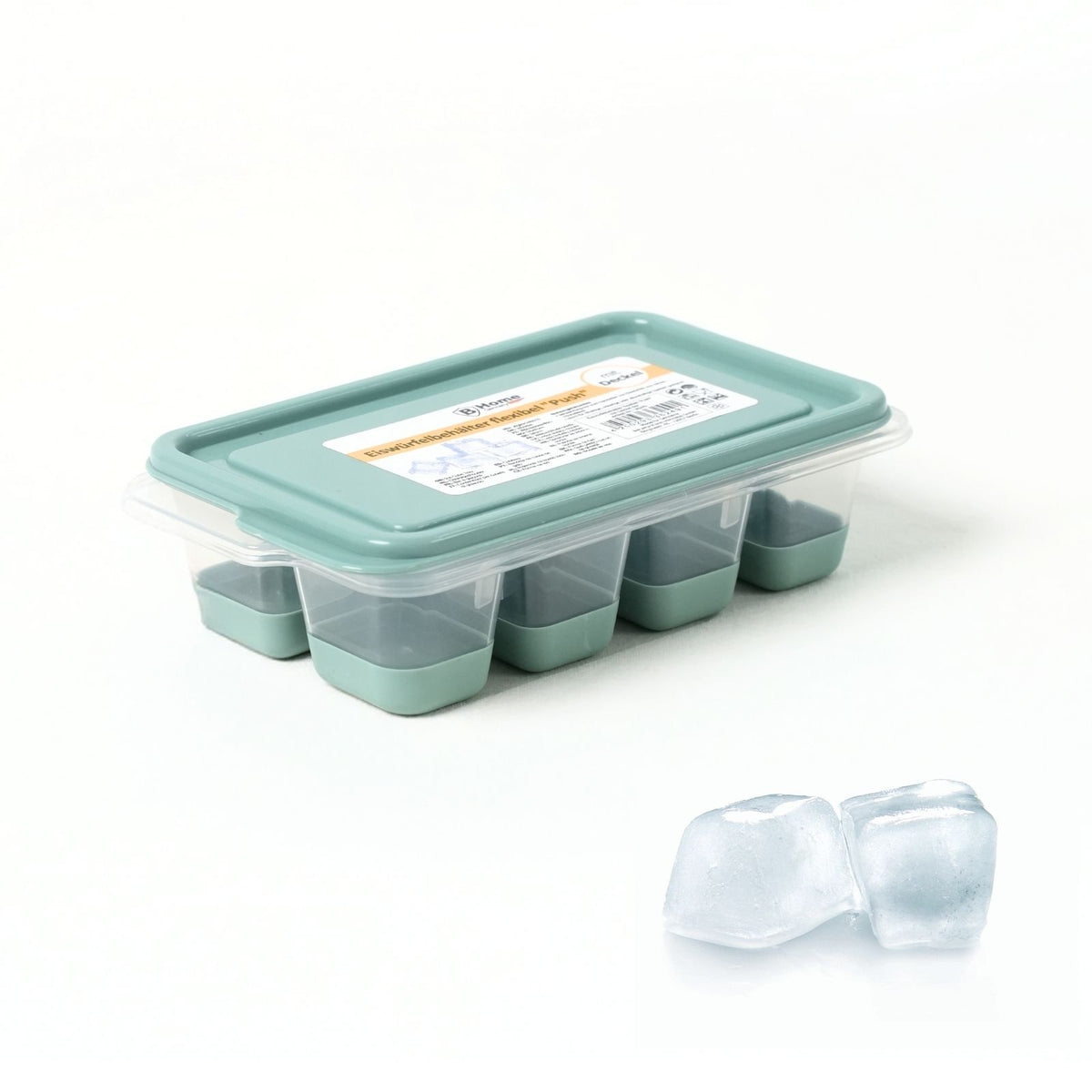 Eiswürfelbehälter Eiswürfelform mit Deckel Eiswürfelschale