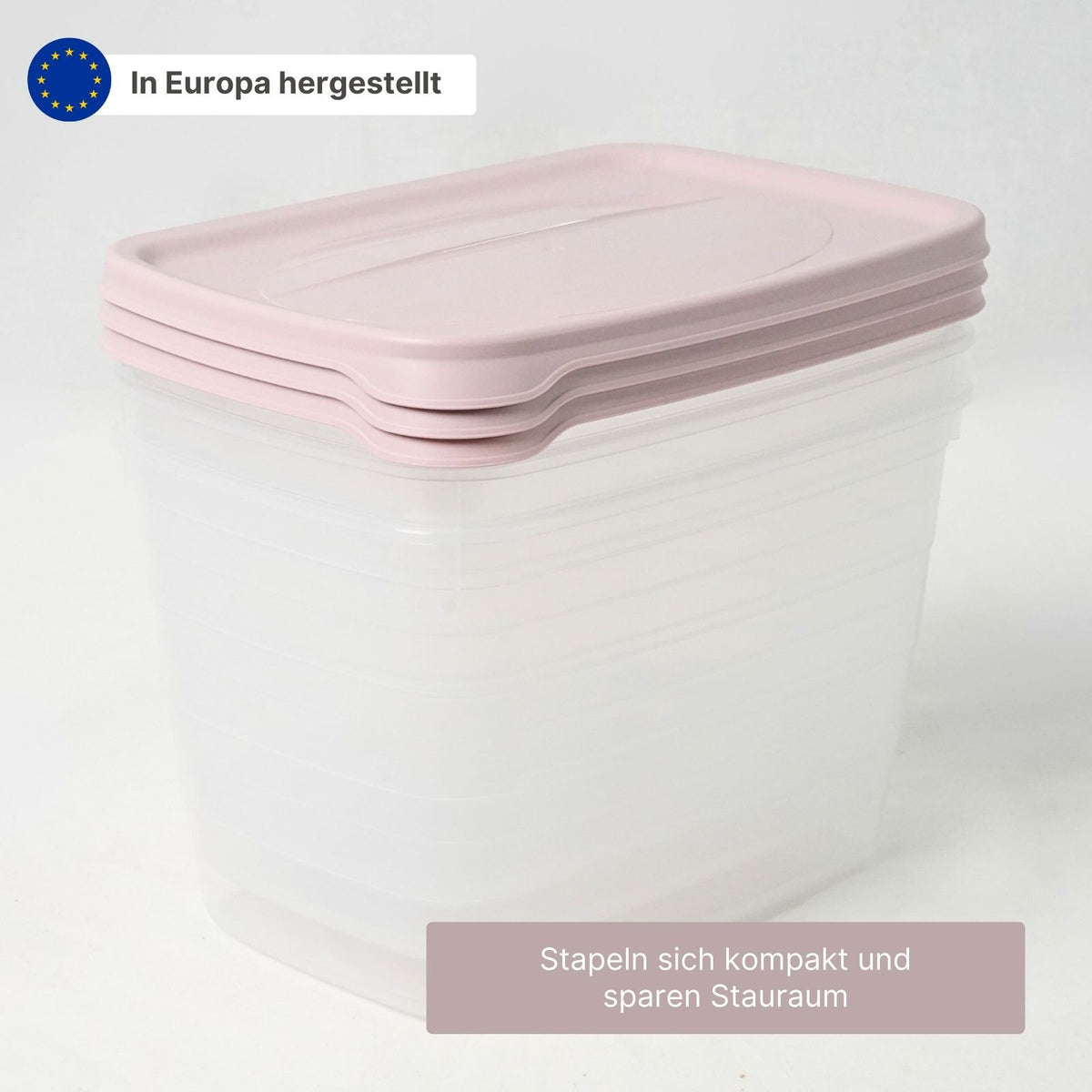 3er-Set Meal-Prep-Dosen Boxen Aufbewahrungsdosen Frischhaltedosen