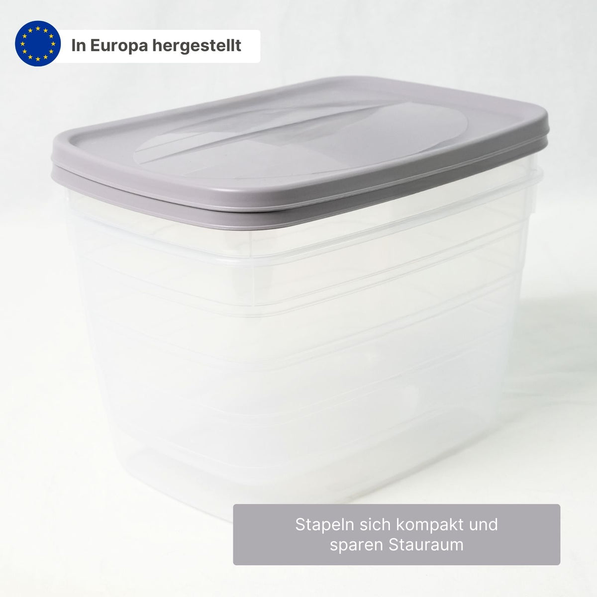 2er-Set Frischhaltedosen Aufbewahrungsdosen Boxen Meal-Prep-Dosen