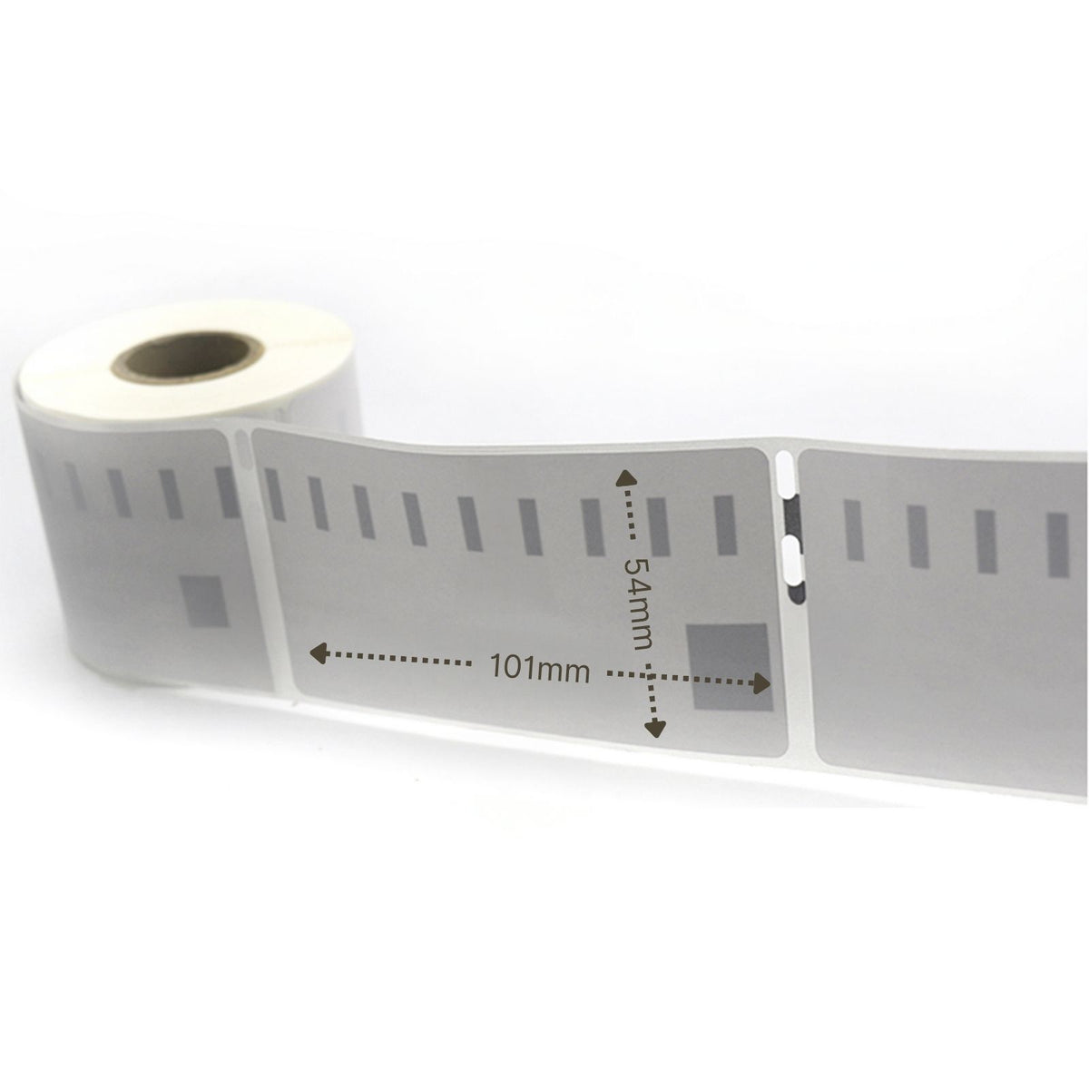 Alternative Etikettenrolle zu Dymo 99014 mit Chip / S0722430 mit Chip