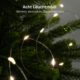LED Kupferdraht-Lichterkette 5m Weihnachtslichterkette Deko-Lichter