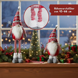 Stehfigur Wichtel Deko-Wichtel Weihnachtswichtelfigur Wichteldekofigur