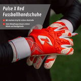Fussballhandschuhe Pulse X Red Gr. 6 Torwart Goalie Handschuhe