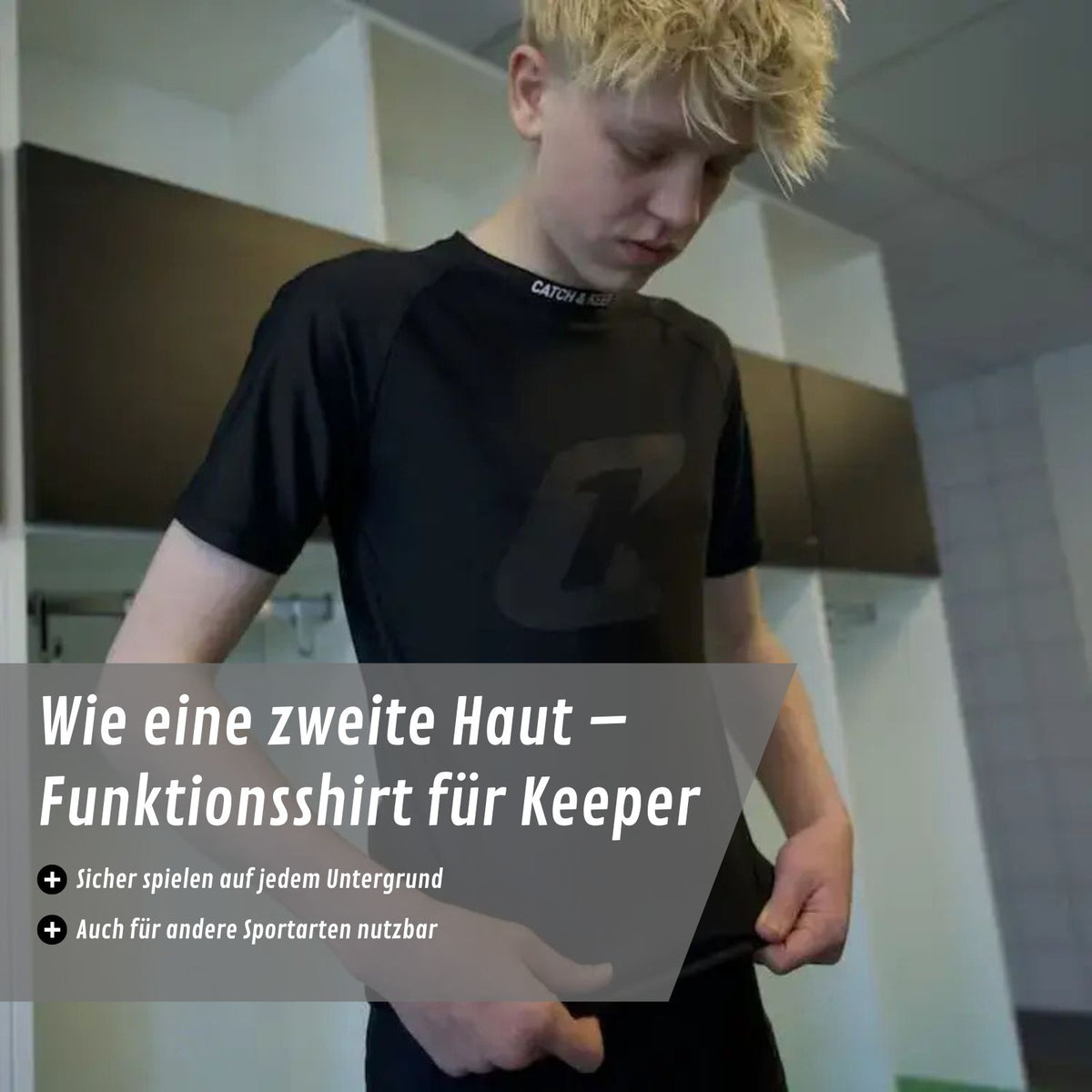 Atmungsaktives Sport Kompressions T-Shirt Gr. 128 Funktionsshirt Unterziehshirt