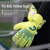 Fussballhandschuhe Fly Kids Yellow Soul Gr. 6 Torwart Goalie Handschuhe