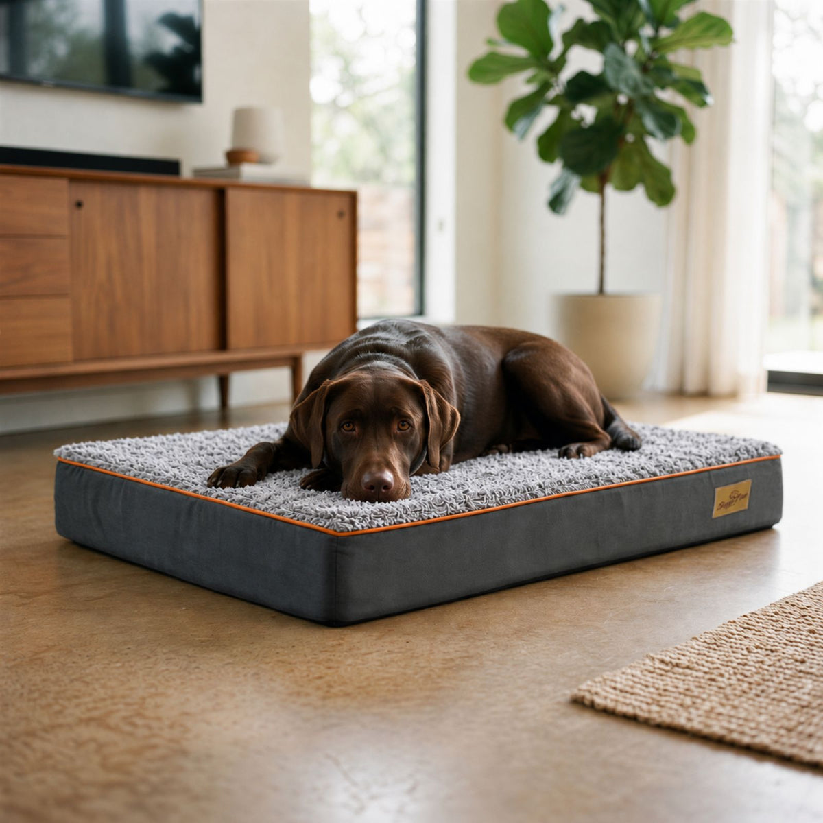 Hundebett Grösse XXL Schlafplatz Plüschbett Haustierbett Hundematratze
