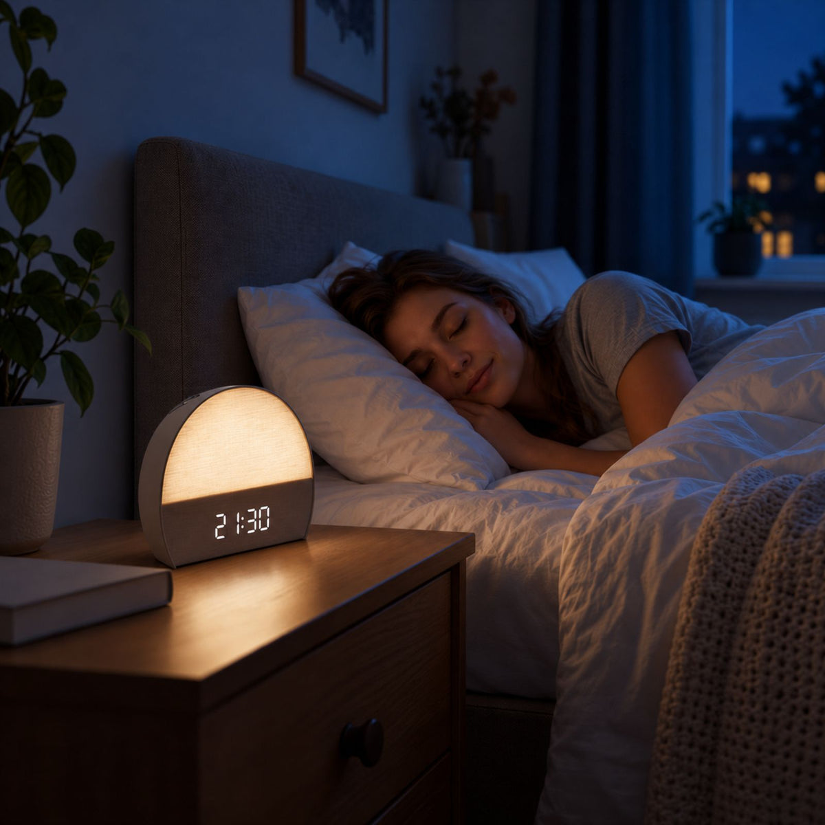 Wake-Up-Light Aufwachlicht Lichtwecker Sonnenaufgangswecker Wecklicht