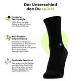 Fussballsocken Gr. 31-35 Sportstrümpfe GripSoxx SE Schwarz