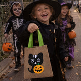 Halloween-Süssigkeitentasche Trick-or-Treat-Tasche Beutel Leinenbeutel