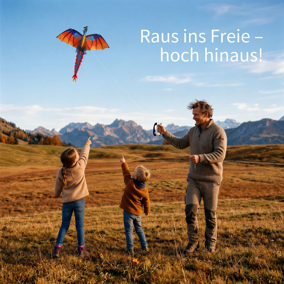 3D-Flugdrachen Einleiner-Drachen Kinderdrachen Kite Outdoor-Drachen