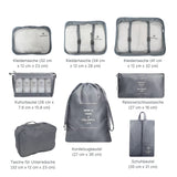 Aufbewahrungsbeutel Reisebeutel Koffer-Organizer Packsack Set
