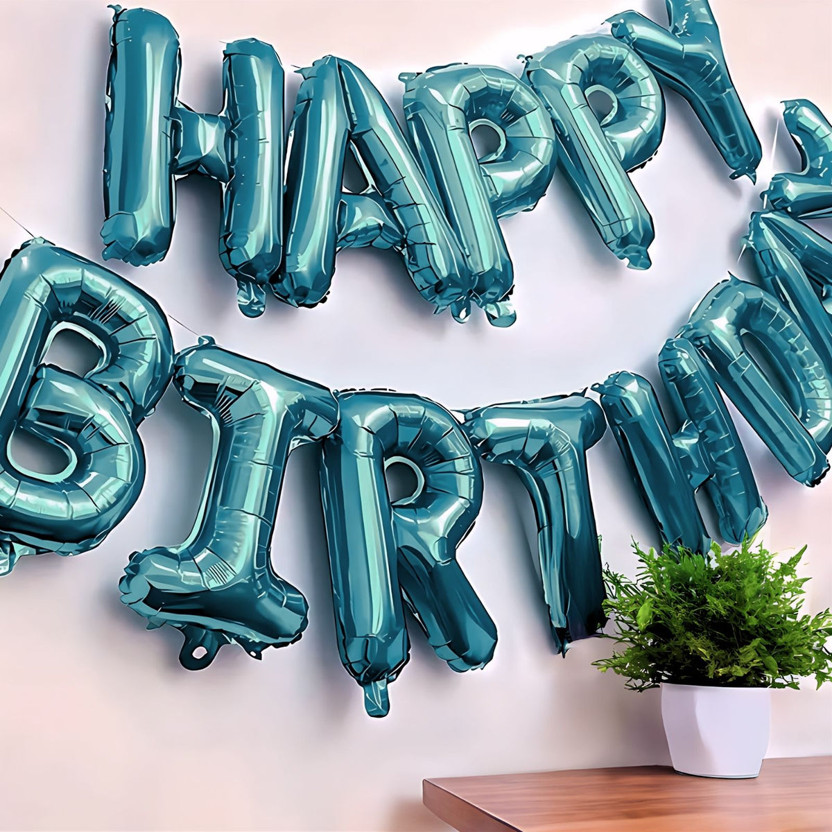Buchstabenballon B Blau Geburtstagsparty Ballon Folienballon 40cm