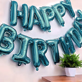 Buchstabenballon Q Blau Geburtstagsparty Ballon Folienballon 40cm