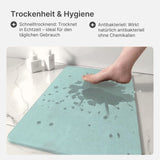 Stein-Badematte fürs Badezimmer Diatomit-Fussmatte Kieselgur-Matte Badvorleger