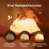 LED-Kaninchen-Nachtlicht Kinder-Nachttischlampe Tischleuchte Lampe Beleuchtung