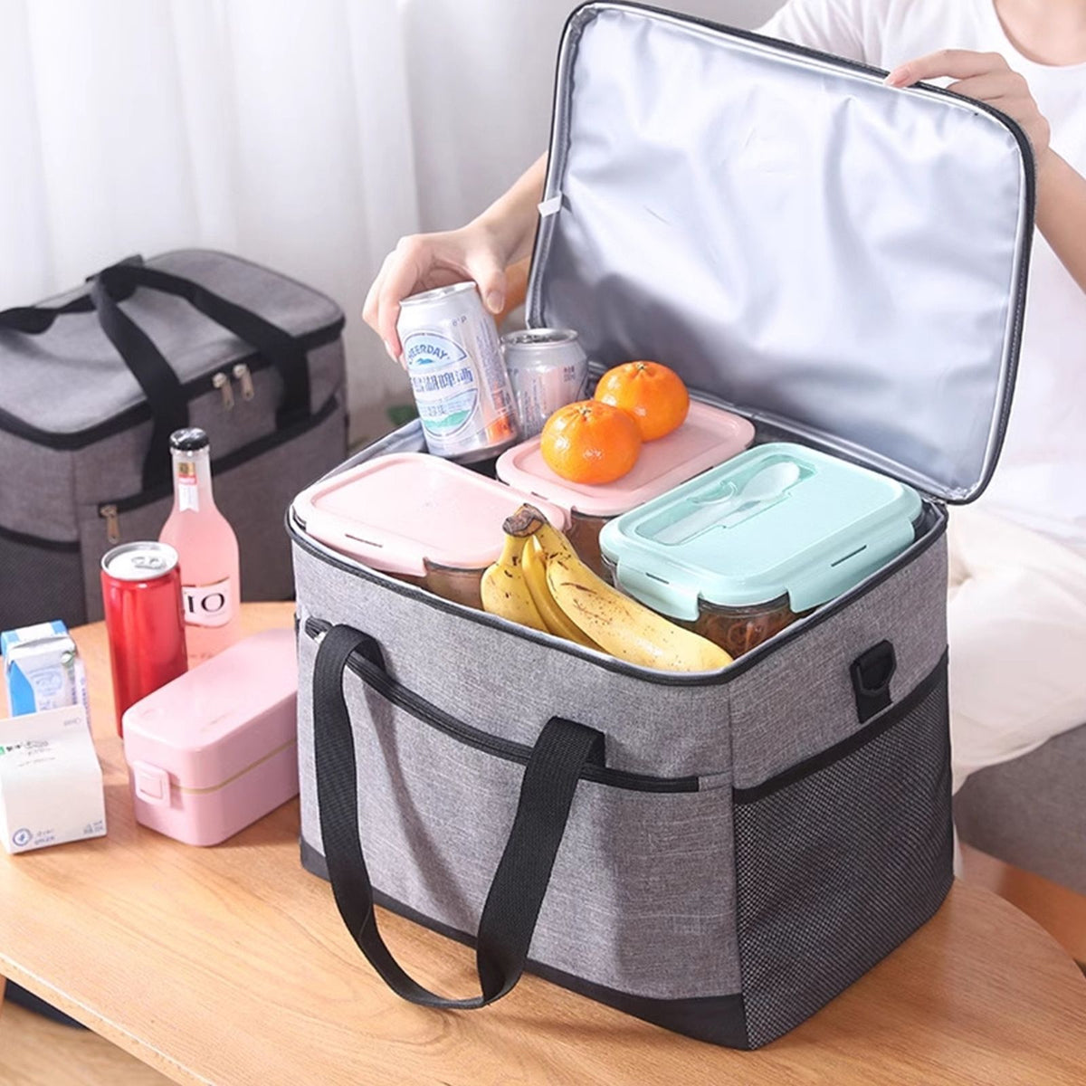 Kühltasche Lunch Bag Picknicktasche Isoliertasche Thermotasche