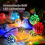 Marokkanische LED Lichterkette 3.5m Orientalische Deko Beleuchtung