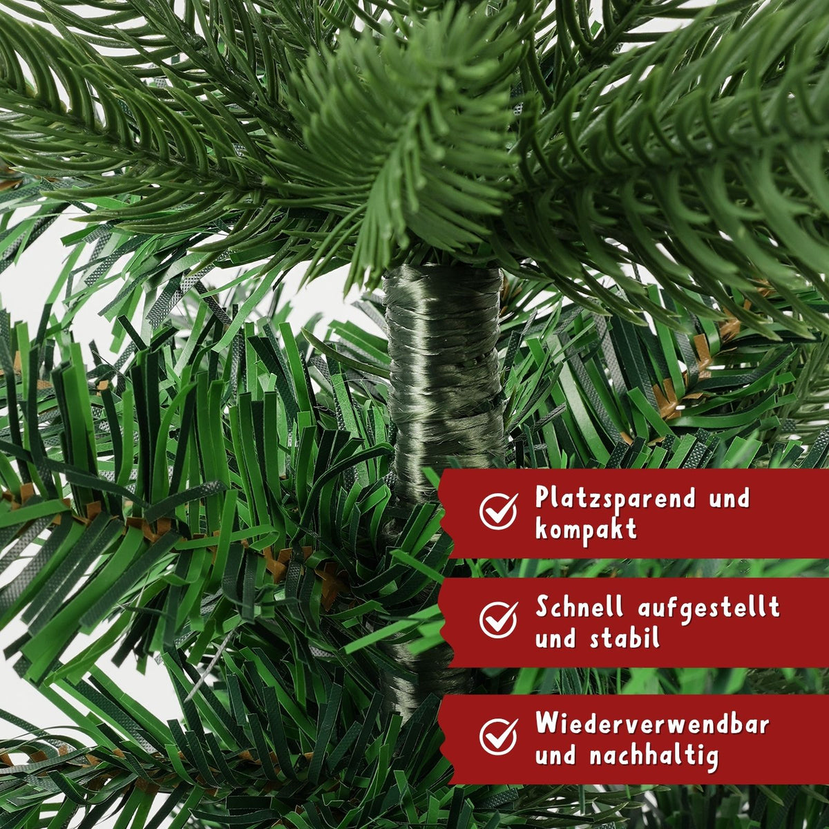 Weihnachtsbaum 90cm mit Topf Tisch-Christbaum Kunsttannenbaum