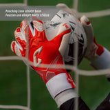 Fussballhandschuhe Pulse X Red Gr. 6 Torwart Goalie Handschuhe