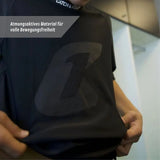 Atmungsaktives Sport Kompressions T-Shirt Gr. M Funktionsshirt Unterziehshirt