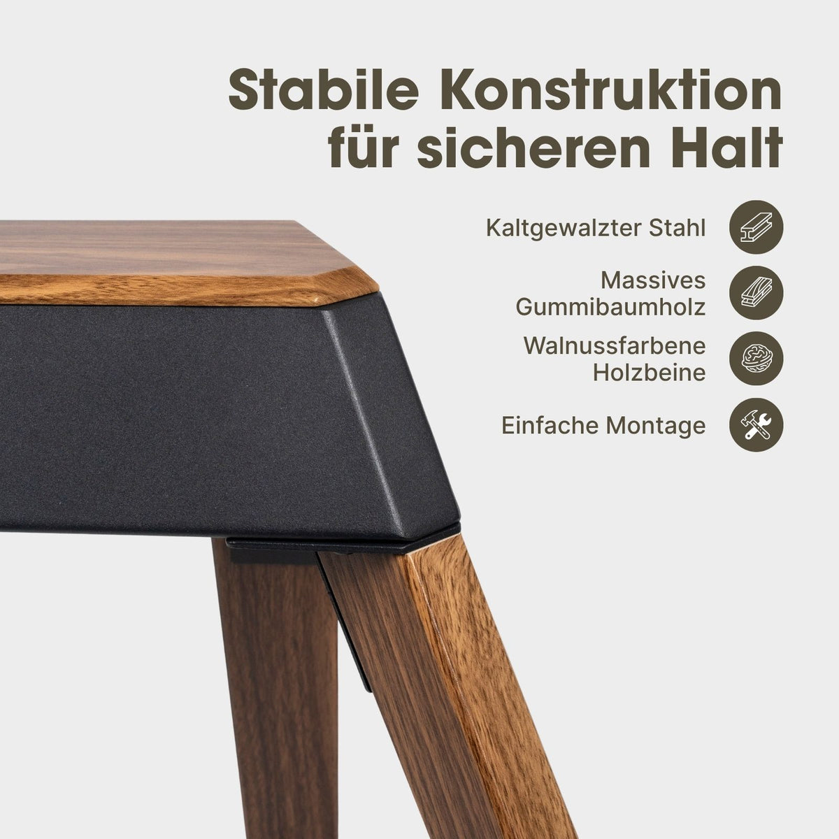 Universal TV-Ständer 40-86 Zoll Fernsehständer TV-Stativfuss Quad