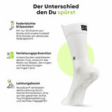 Fussballsocken Gr. 31-35 Sportstrümpfe GripSoxx NX Weiss