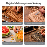 10-tlg. Kürbis-Schnitzset Räbeliechtli-Werkzeug Halloween-Schnitzset