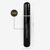 2er-Set Mini-Parfümzerstäuber 8ml Parfum Vaporisateur Pink Schwarz