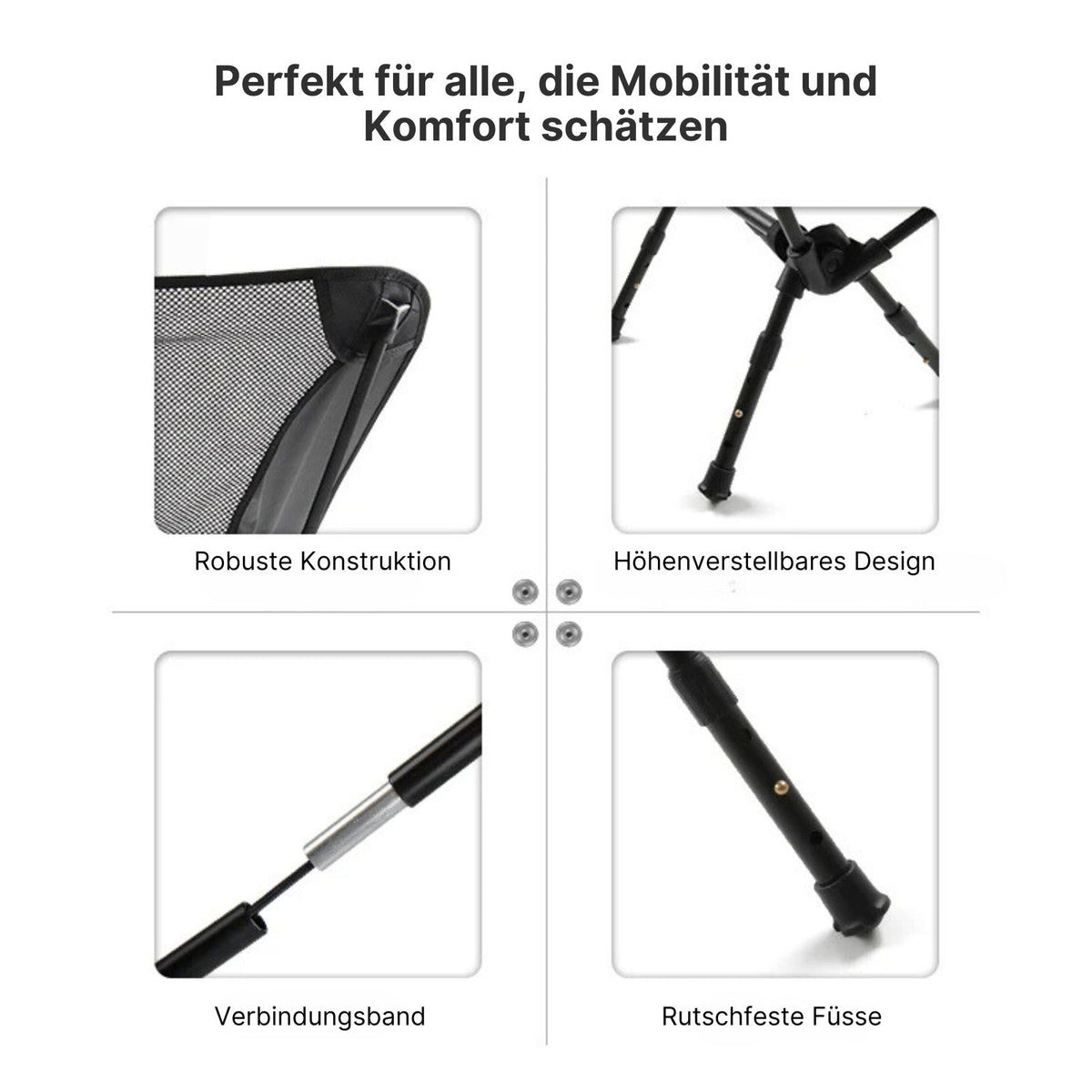 Campingstuhl Outdoor-Stuhl Strandstuhl Klappstuhl
