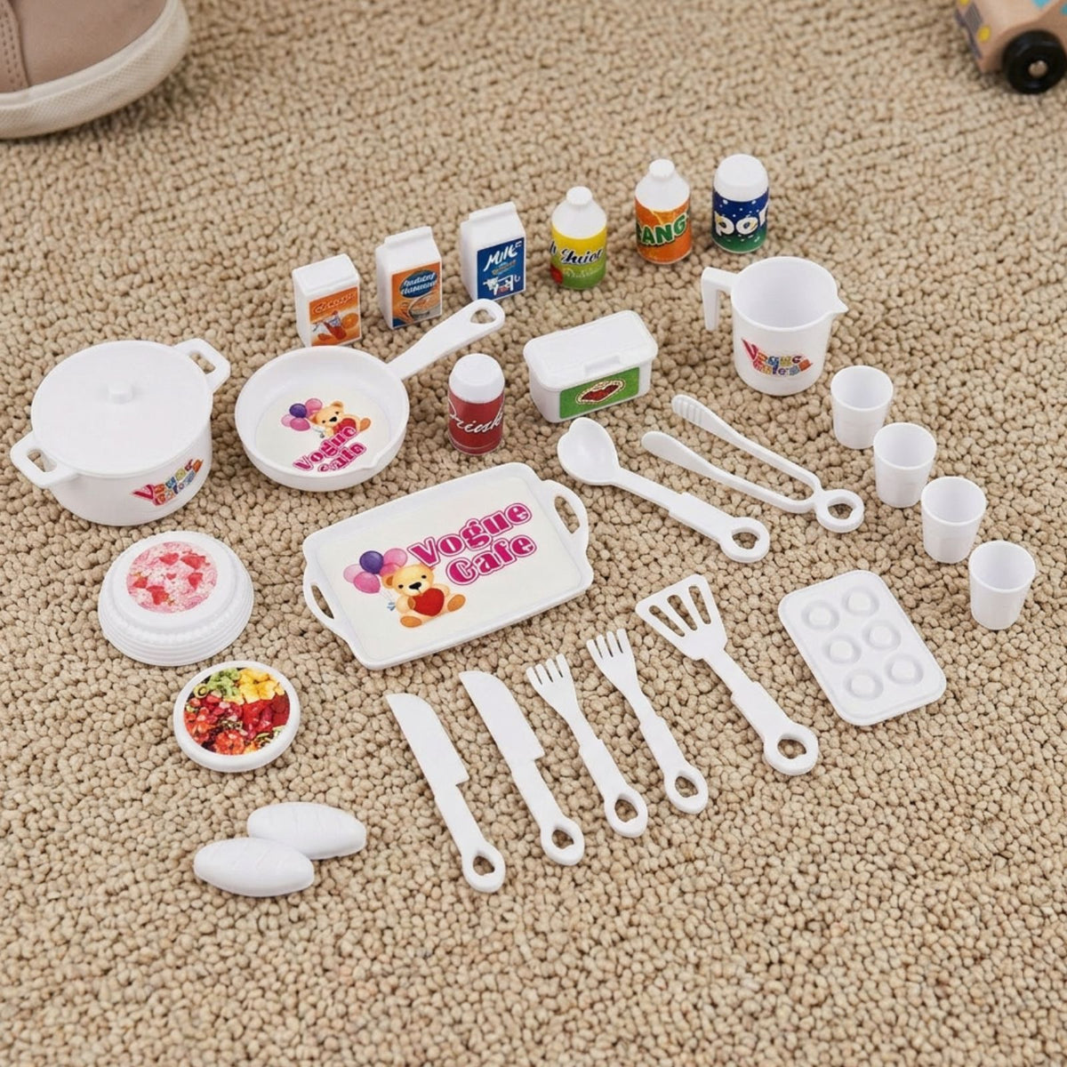 28-tlg. Puppenküchen-Zubehör für Barbie Haushalts-Set Küchenutensilien