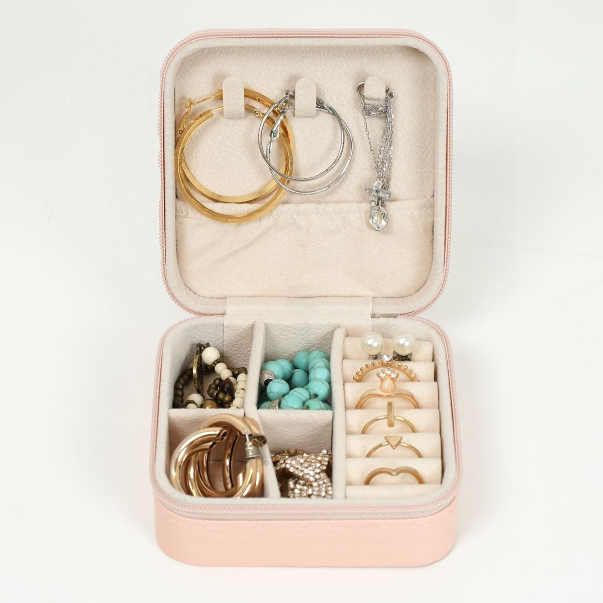 Reise-Schmuckkästchen Schmucketui Schmuckschatulle Travel Jewelry Box