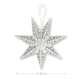 LED Leuchtstern Weihnachtsstern Beleuchtung Hanging Star Laterne Faltstern