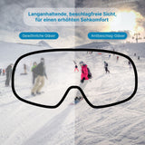 Magnetische Snowboardbrille Skibrille Wintersportbrille Schutzbrille