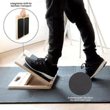 Verstellbares Stretching-Brett Holz-Schrägbrett Stretch Board Wadendehner