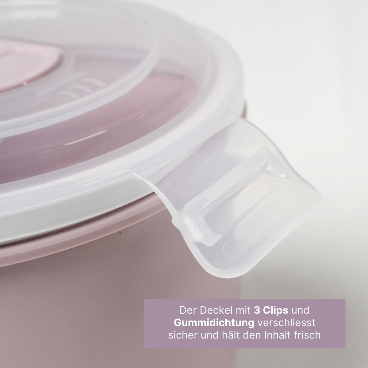 Mikrowellen-Tasse mit Henkel Lunchbecher Suppen-Mug Mikrowellen-Becher